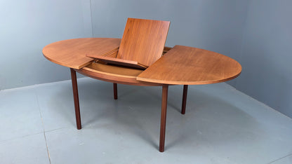 Vintage Dining Table Teak Extending Oval By White & Newton 1960s Retro EB12510