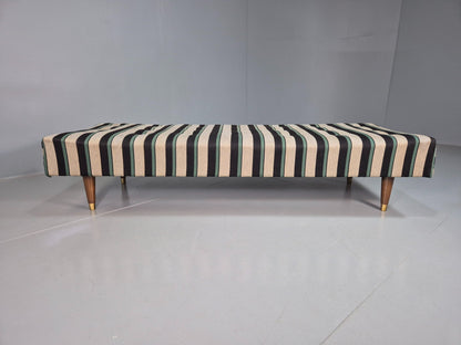 Vintage Danish Mid Century Day Bed Original Wool Upholstery 1950s Retro  EB07219