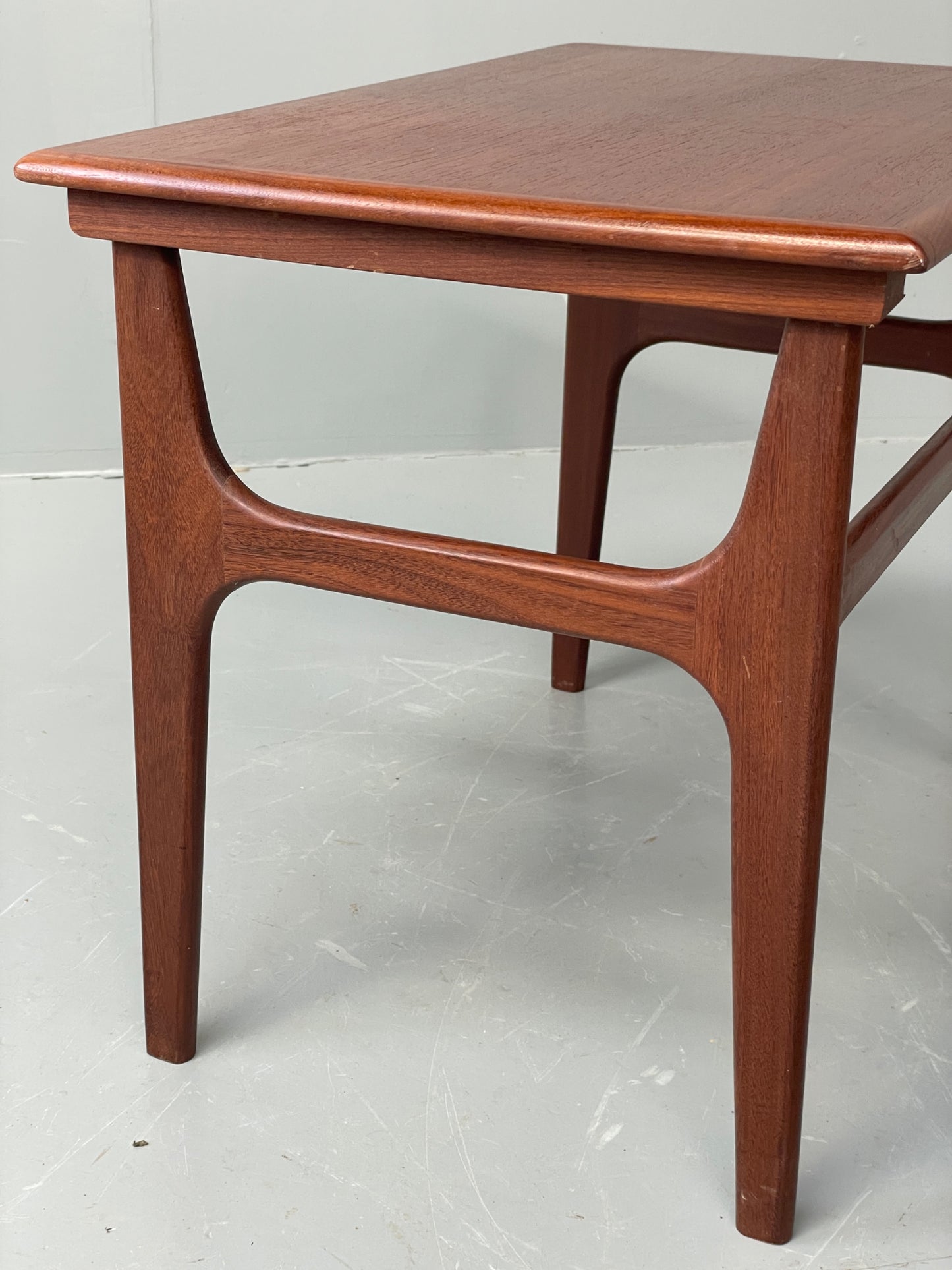 Vintage Teak Nesting Tables By Poul Hundevad Danish Mid Century Pair EB12281