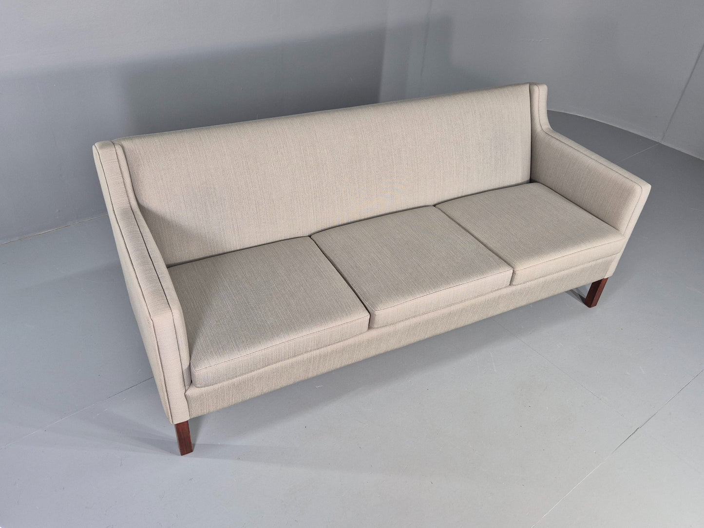Vintage Danish 3 Seat Sofa 60s Mid Century Mogensen Style Original Retro EB12375