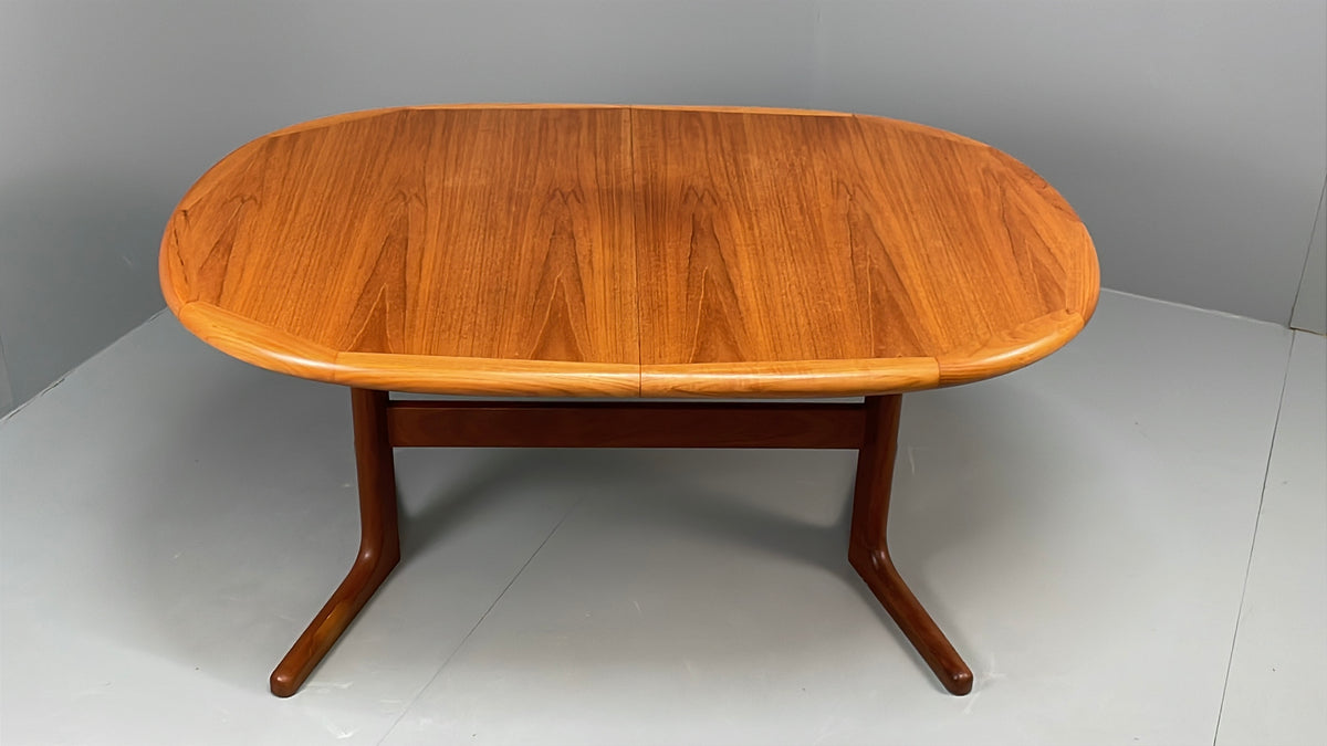 Vintage Teak Dining Table Extending Danish Mid Century Retro 1970s EB13122