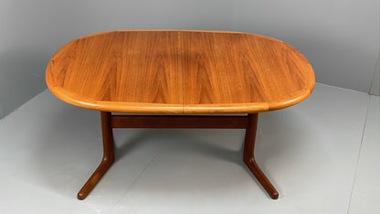 Vintage Teak Dining Table Extending Danish Mid Century Retro 1970s EB13122