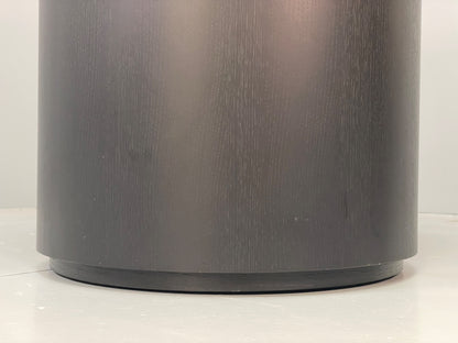 Circular Glass Dining Table By BoConcept Lazy Suzan Black Ash Modern EB12883