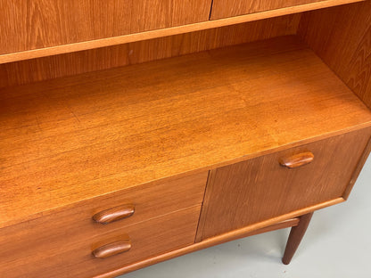 G Plan Teak Highboard Vintage 1960s Brasilia Range Shelving Storage EB12933