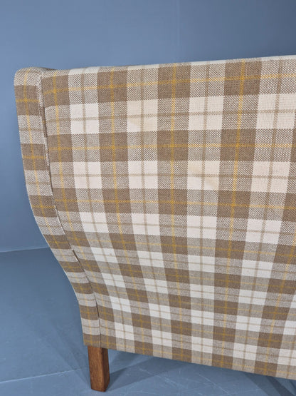 Vintage Mid Century Wing Back Lounge Chair Danish Design Retro EB12398