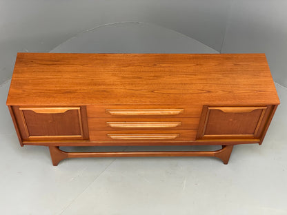 Vintage 1960s Teak Sideboard By Stonehill Retro Drawers Shelving EB12506
