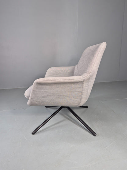 Vintage Swivel Lounge Chair Icons of Denmark Smile Chair Retro Modern EB12854