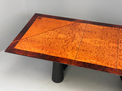 Vintage Italian Dining Table Post Modern 1970s Miniforms By Oscar Dell EB12494