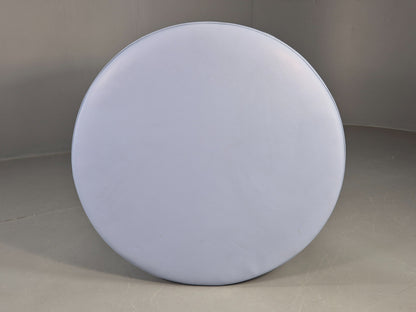 Cube Spaces Round Oversize Ottoman Footstool Leather EB12250