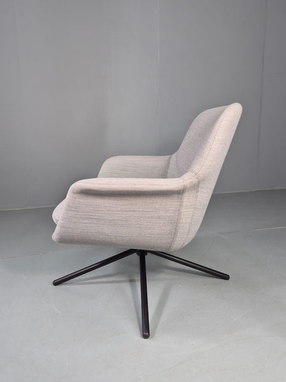 Vintage Swivel Lounge Chair Icons of Denmark Smile Chair Retro Modern EB12855