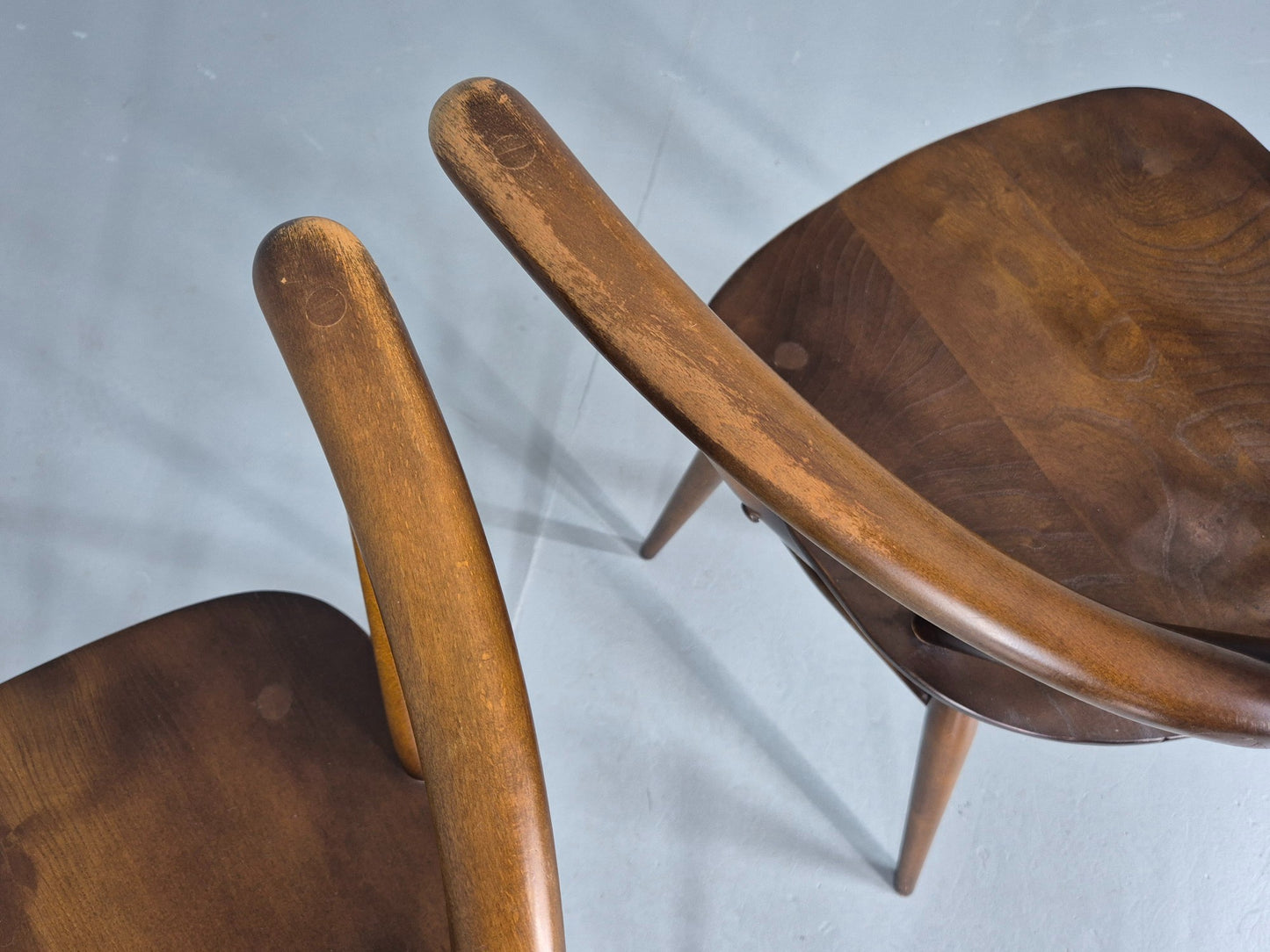 4 Ercol Goldsmith Elbow Carver Chairs 1960s Retro MCM Eb12592