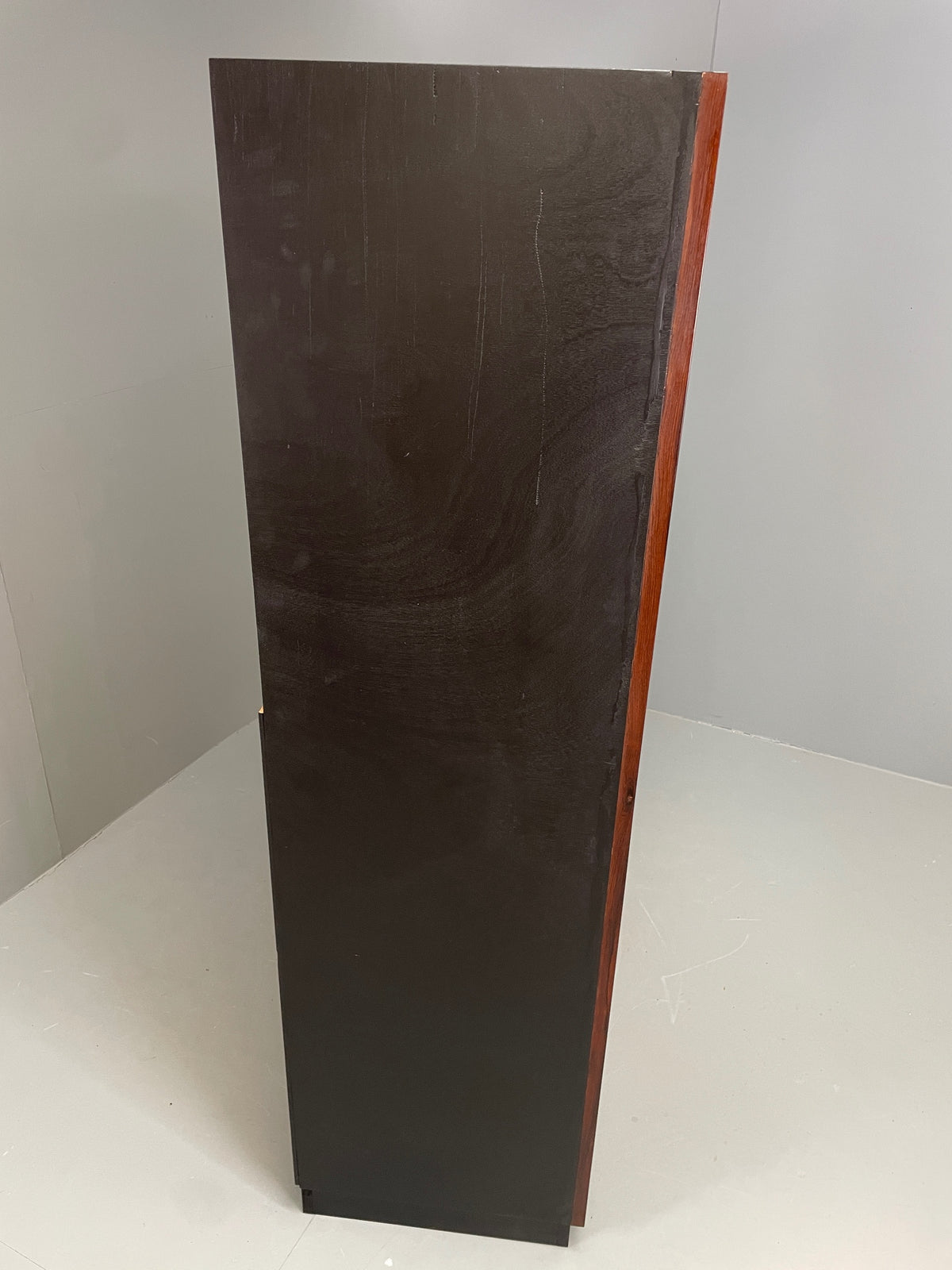 Vintage Danish Wall Unit Mid Century 1960s Tambour Shelving Cabinet Retro 13100