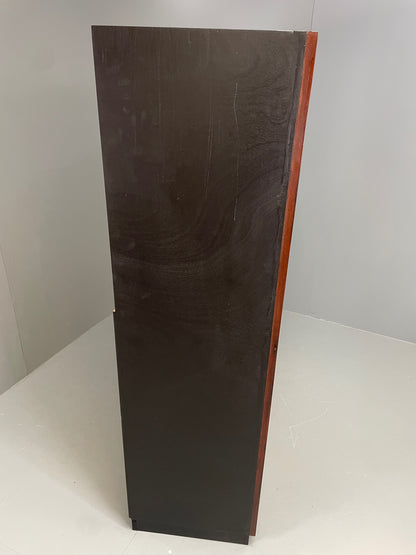 Vintage Danish Wall Unit Mid Century 1960s Tambour Shelving Cabinet Retro 13100