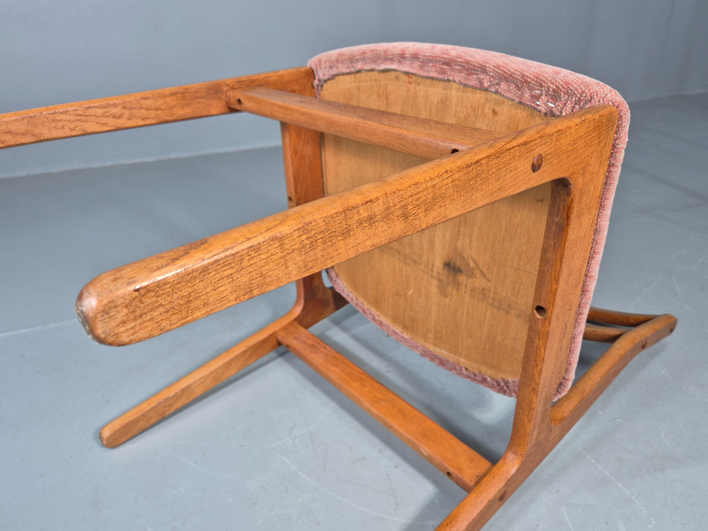 6 Vintage Teak Dining Chairs 1970s Retro D Scan Brand New Upholstery EB12160