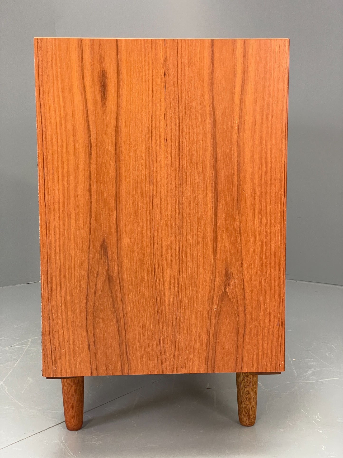 Vintage Teak Sideboard Domino Møbler Danish 1970s Retro Shelving EB12086