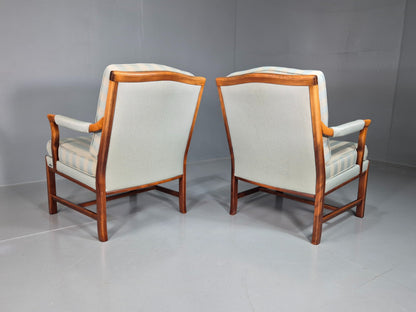 2 Vintage Arm Chairs Swedish Mid Century 1970s Broderna Andersson Retro EB07452