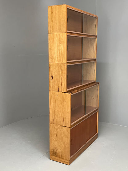 Vintage Simplex Cabinet Bookcase Stacking Modular Retro Mid Century EB13147