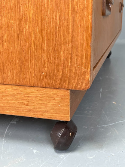 Vintage Teak Media Unit G Plan 1970s Sliding Shelf TV Unit EB12069