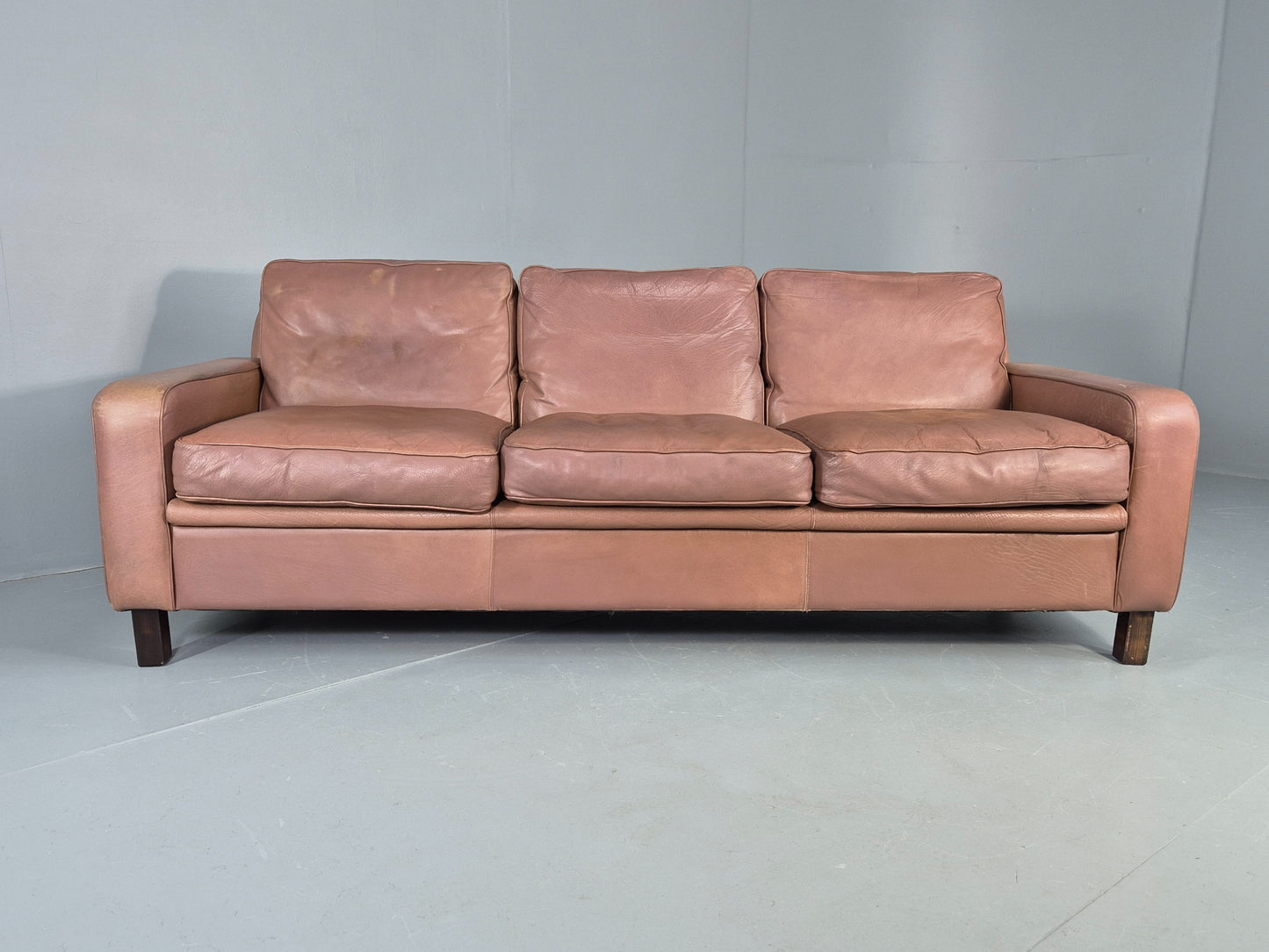 Vintage 3 Seater Sofa 1970s Thams Danish Retro MCM Quality EB12438