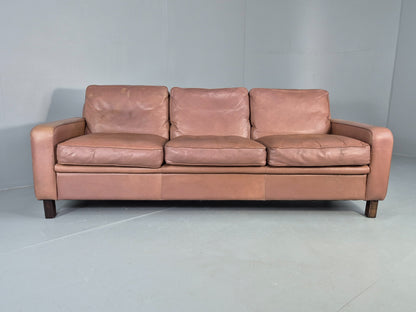 Vintage 3 Seater Sofa 1970s Thams Danish Retro MCM Quality EB12438