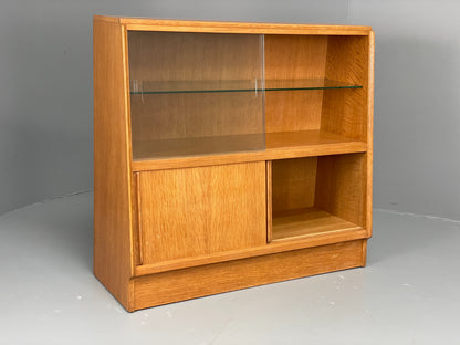 Vintage G Plan Bookcase Oak 1960s Mid Century Glazed Retro Shelving EB12822