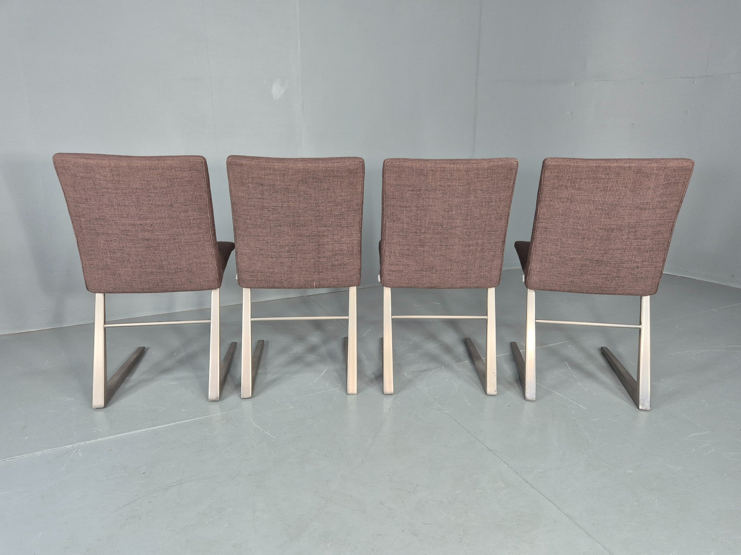 4 Vintage BoConcept Dining Chairs Mariposa Cast Alloy Frame EB12908 MDIN