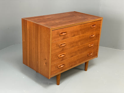 Vintage Teak Chest of Drawers Danish 1970s Retro Mid Century PS System EB12880