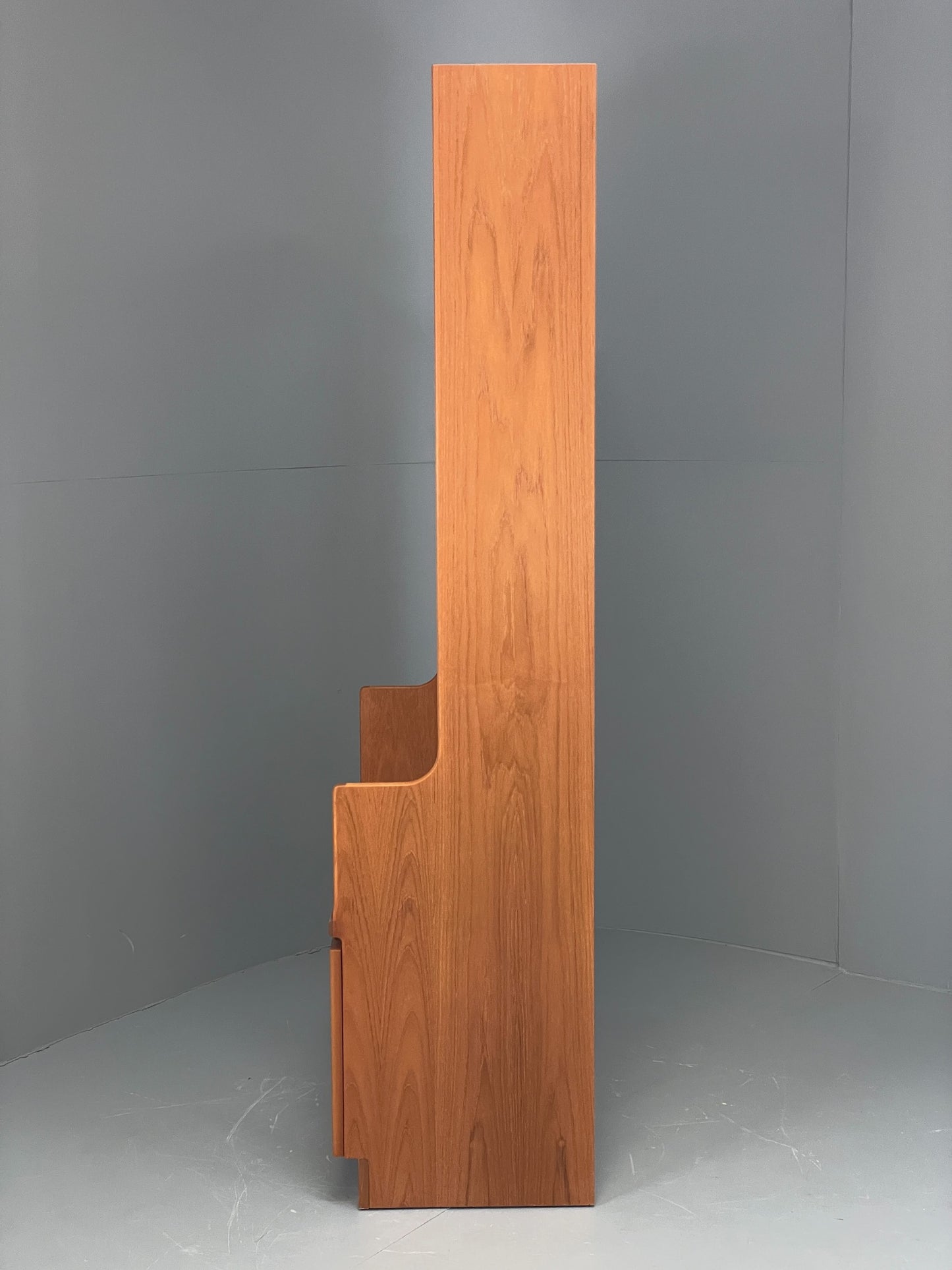 Vintage Nathan Wall Unit Teak Squares 1970s Retro Shelving Glazed EB11968