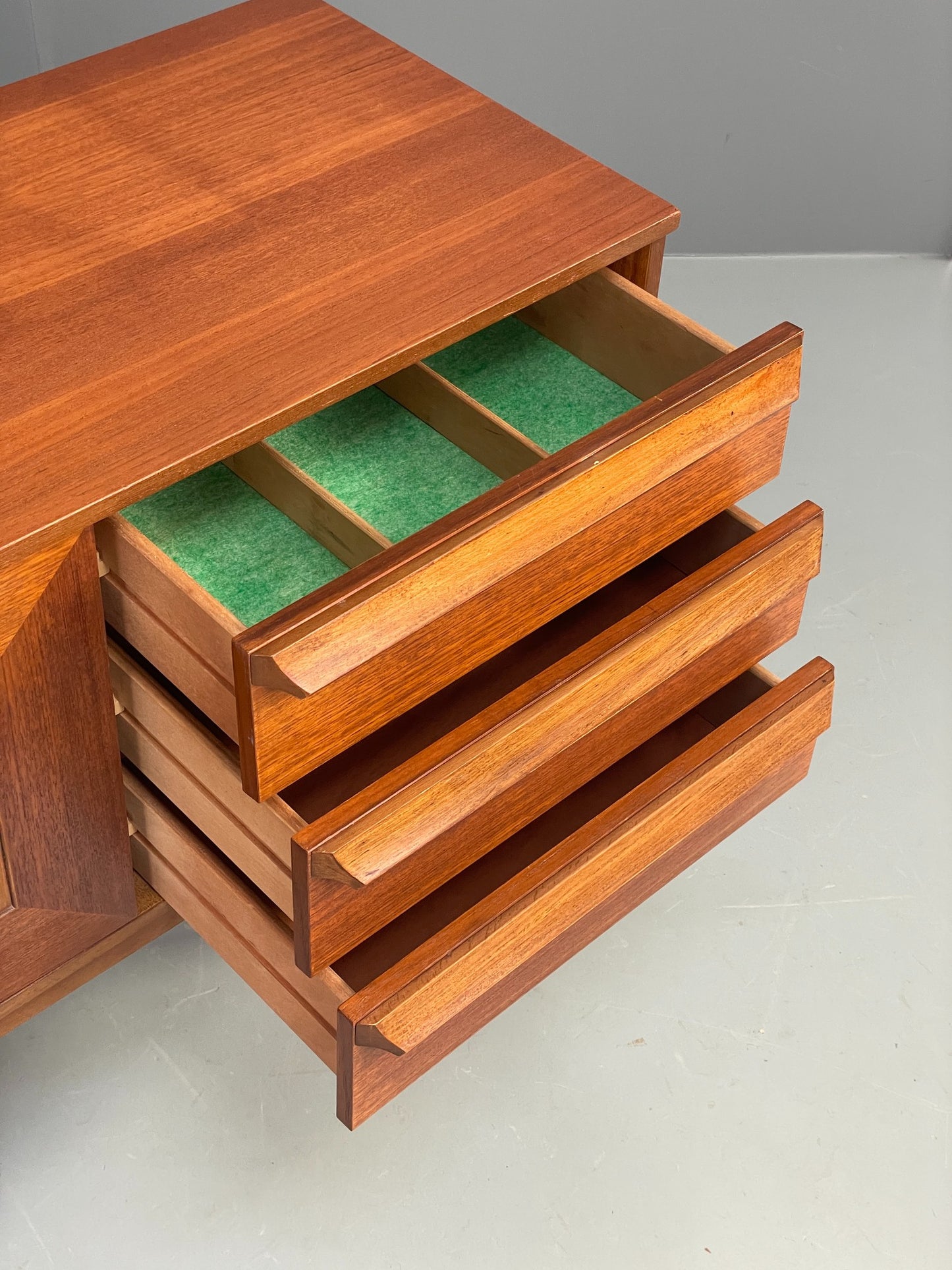 Vintage 1960s Teak Sideboard By Stonehill Retro Mid Century Drawers EB12209