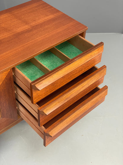 Vintage 1960s Teak Sideboard By Stonehill Retro Mid Century Drawers EB12209
