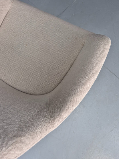 Vintage Swivel Tub Chair Hitch Mylius Modern Design Retro Cream EB12846