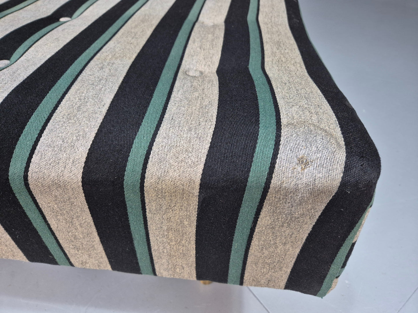 Vintage Danish Mid Century Day Bed Original Wool Upholstery 1950s Retro  EB07219