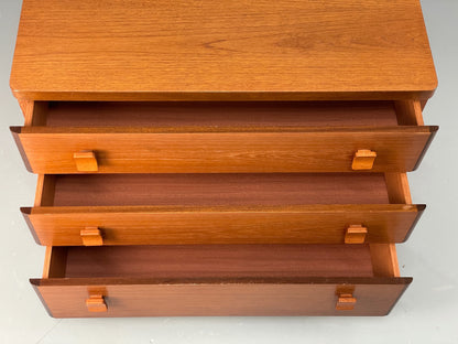Vintage Teak Chest of Drawers By Stag 1970s Retro Midcentury Bedside EB12924