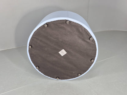 Cube Spaces Round Oversize Ottoman Footstool Leather EB12250