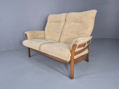 Vintage Ercol 2 Seater Sofa Saville Range 1990s Retro EB11960