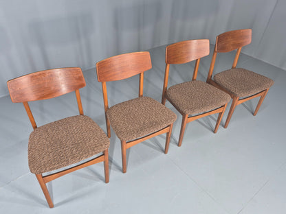Vintage Dining Chairs Mid Century Teak and Beech 1960s Retro EB11955