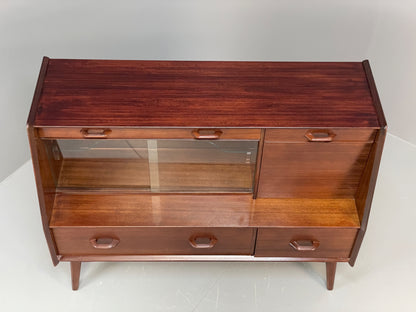 Vintage G Plan Highboard Sideboard Retro 1960s Walnut Shelving Drawers EB11865