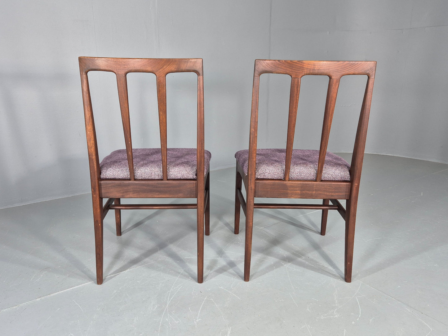 2 Vintage Teak Dining Chairs A Younger J Herbert Design 1970s New Seats EB11768