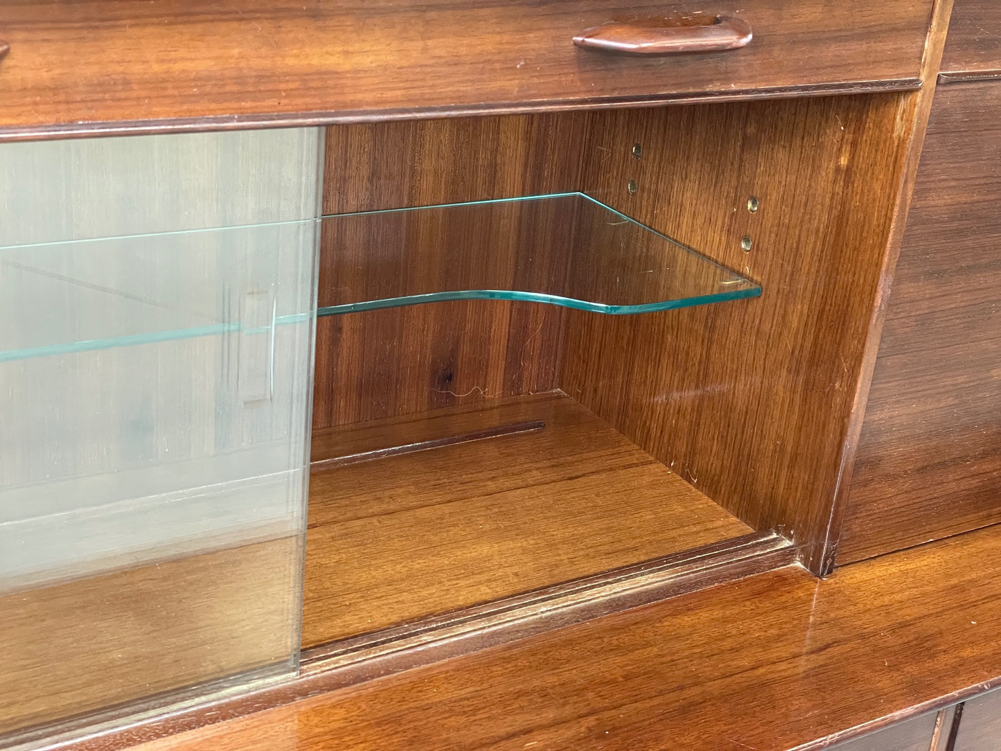 Vintage G Plan Highboard Sideboard Retro 1960s Walnut Shelving Drawers EB11865