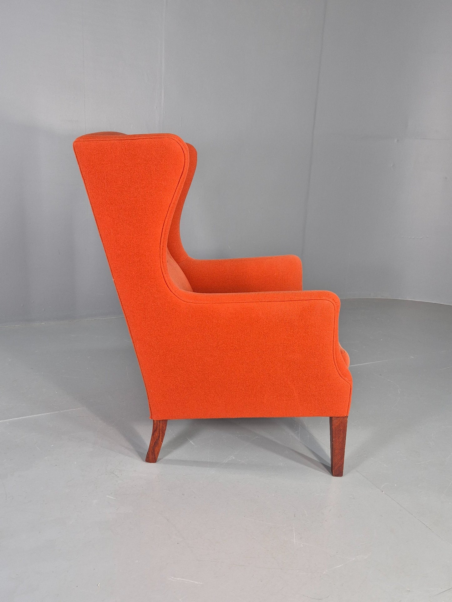Vintage Midcentury Wing Back Armchair Danish Design 1960s Retro EB12115