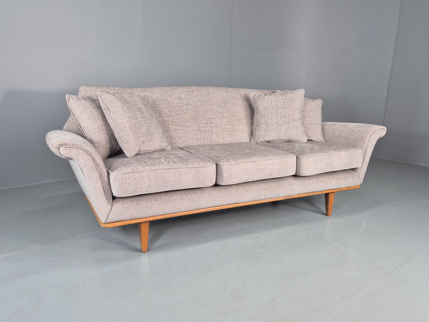 Mid Century 3 Seater Sofa 1950s Swedish New Upholstery Retro EB11129