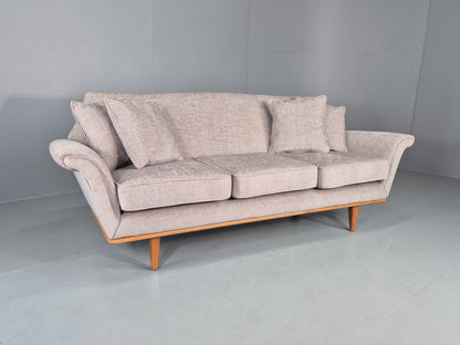 Mid Century 3 Seater Sofa 1950s Swedish New Upholstery Retro EB11129