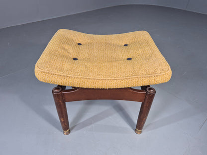 Vintage G Plan Tola Footstool Original Chenille Cover EB13015
