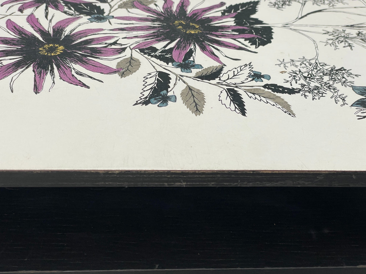 Vintage Habitat Coffee Table 1960s John Piper Design Floral Retro EB12083