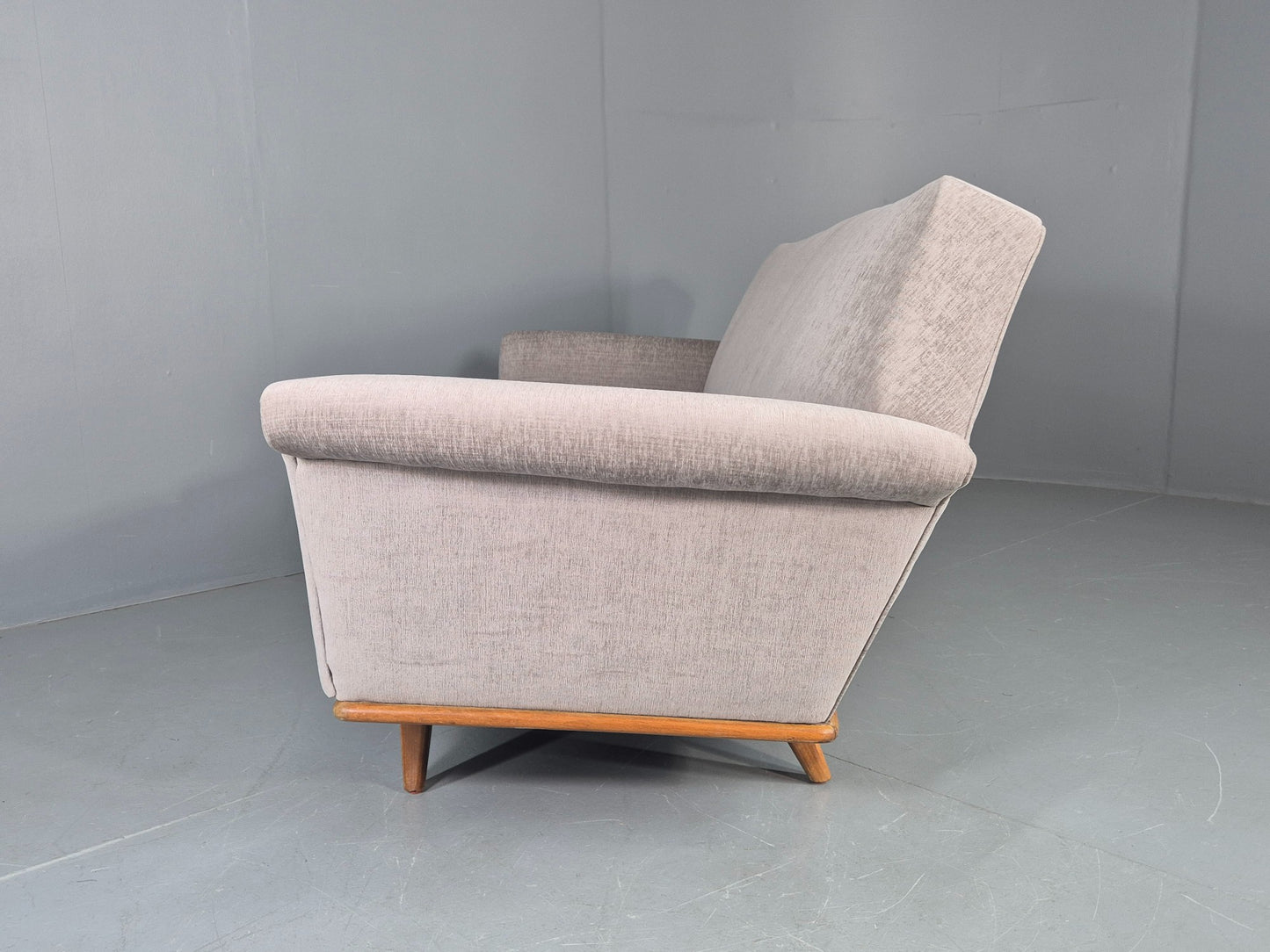Mid Century 3 Seater Sofa 1950s Swedish New Upholstery Retro EB11129