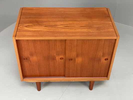 Vintage Teak Cabinet Danish 1970s Retro Mid Century Prebend Sorensen EB12522