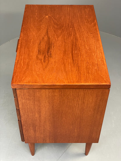 Vintage Chest Of Drawers Teak 1960s Danish Mid Century Bedroom Storage EB12608