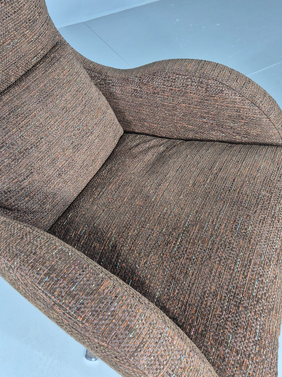 Vintage Fama Lenny Swivel Chair Modern Design Retro Mid Century Style EB12485