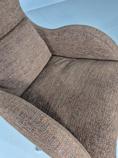Vintage Fama Lenny Swivel Chair Modern Design Retro Mid Century Style EB12485