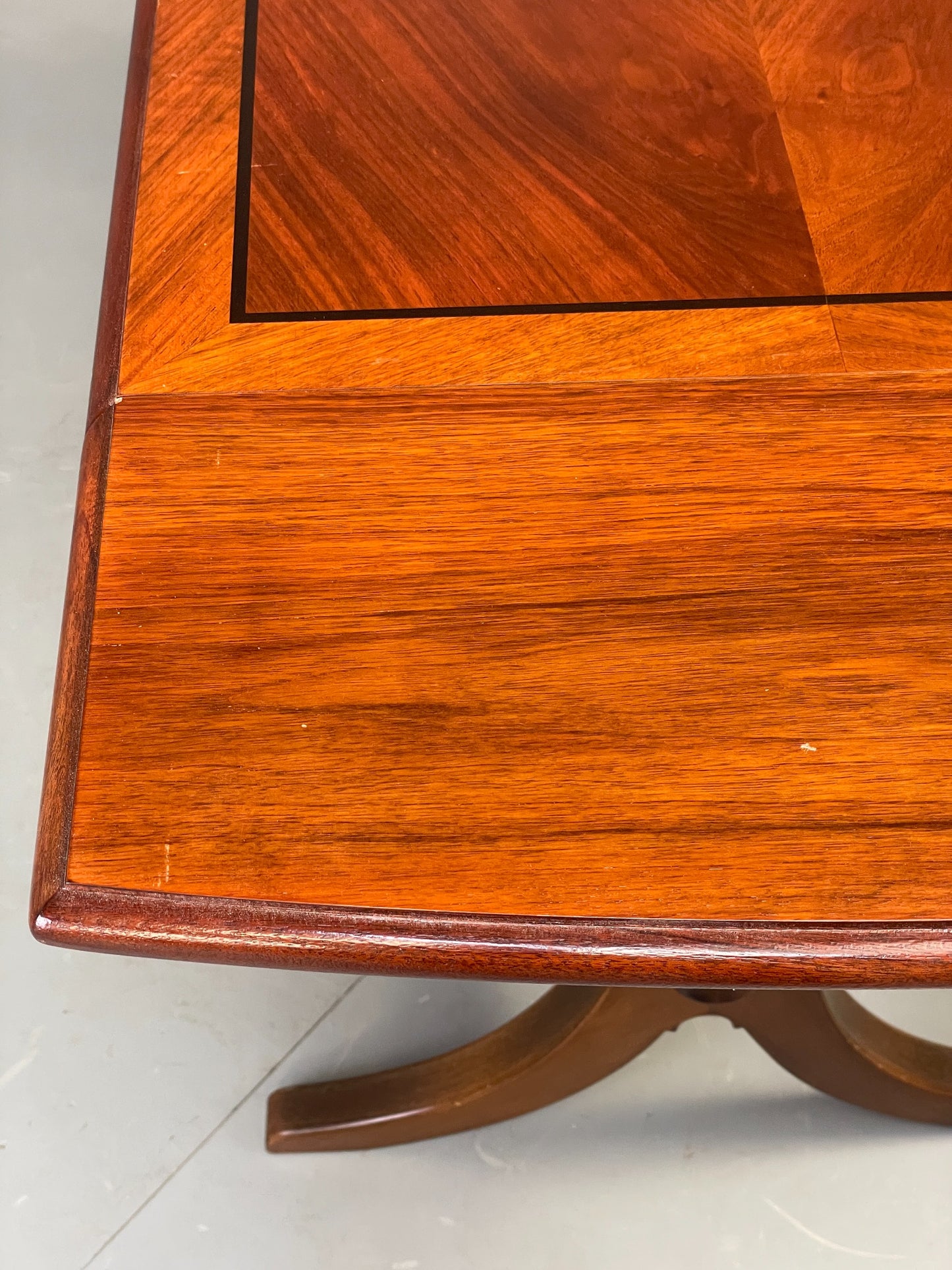 Vintage Walnut Coffee Table Danish 1960s Drop Leaf Retro EB12329